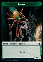 Beast (007) // Spider Double-sided Token [Innistrad: Midnight Hunt Commander] | Arkham Games and Comics