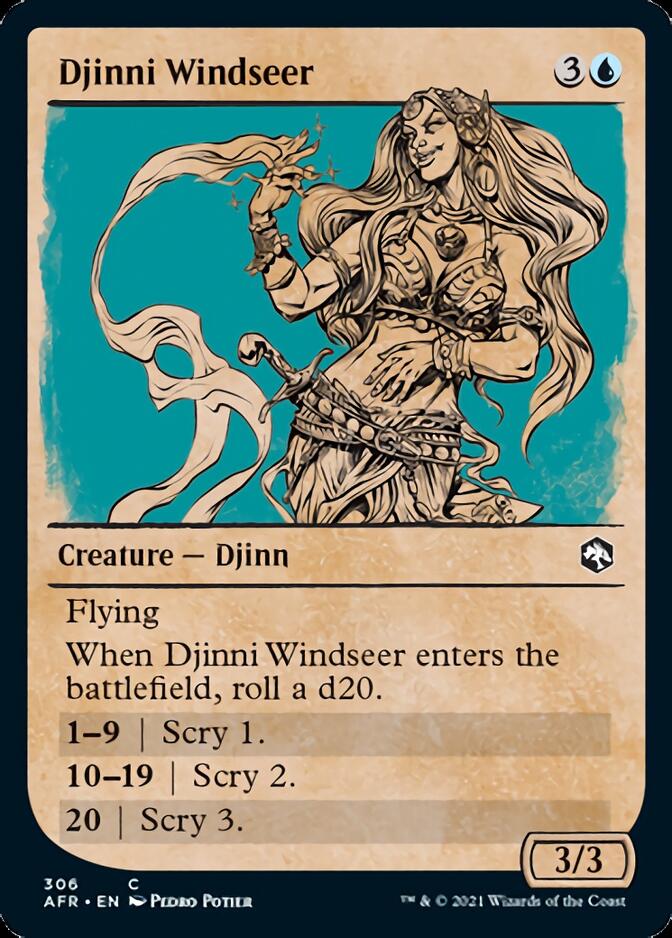 Djinni Windseer (Showcase) [Dungeons & Dragons: Adventures in the Forgotten Realms] | Arkham Games and Comics