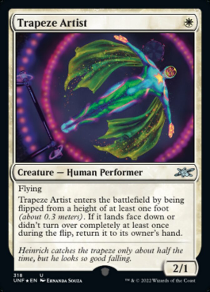 Trapeze Artist (Galaxy Foil) [Unfinity] | Arkham Games and Comics