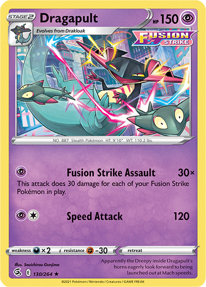 Dragapult (130/264) [Sword & Shield: Fusion Strike] | Arkham Games and Comics