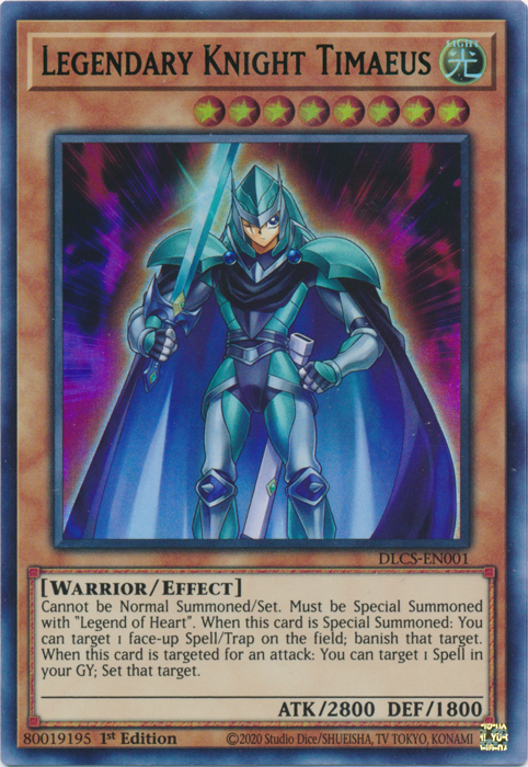 Legendary Knight Timaeus (Green) [DLCS-EN001] Ultra Rare | Arkham Games and Comics