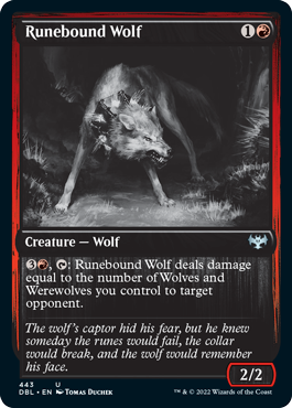 Runebound Wolf [Innistrad: Double Feature] | Arkham Games and Comics