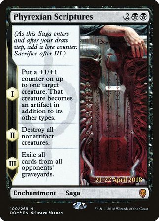 Phyrexian Scriptures [Dominaria Promos] | Arkham Games and Comics