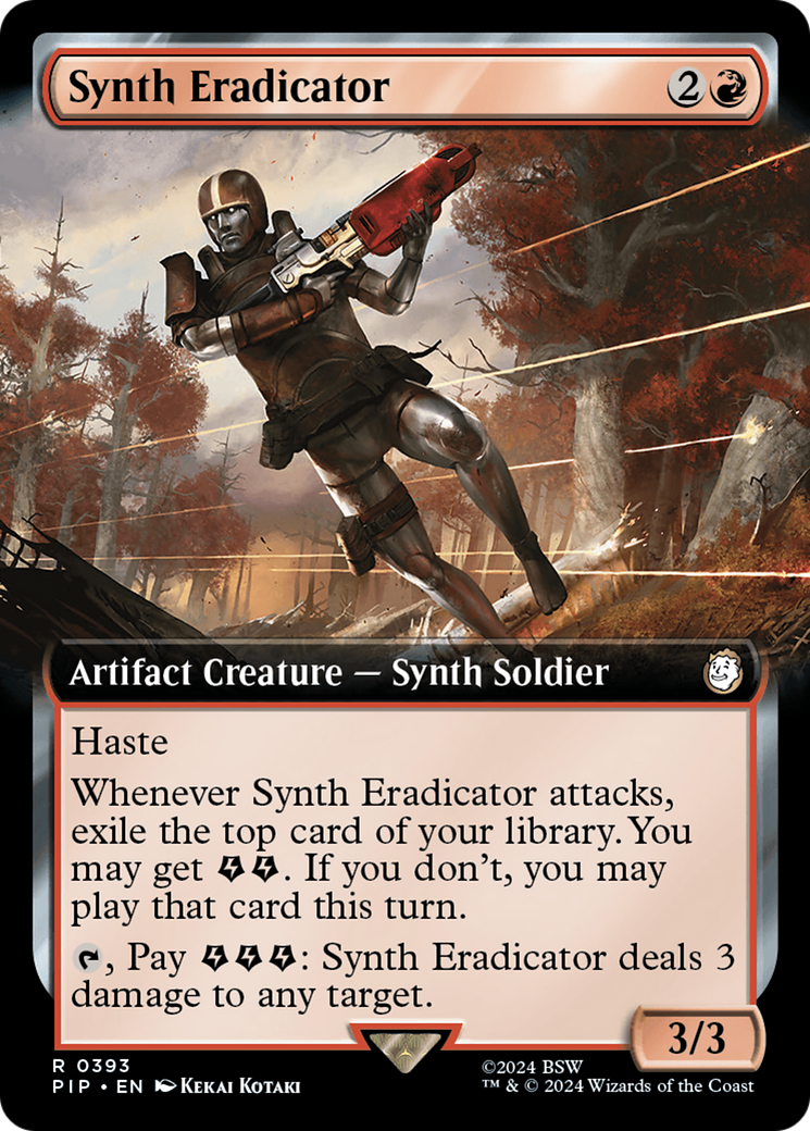 Synth Eradicator (Extended Art) [Fallout] | Arkham Games and Comics