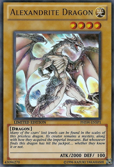 Alexandrite Dragon [PHSW-ENSP1] Ultra Rare | Arkham Games and Comics