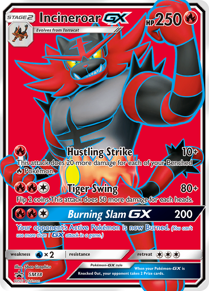 Incineroar GX (SM38) [Sun & Moon: Black Star Promos] | Arkham Games and Comics