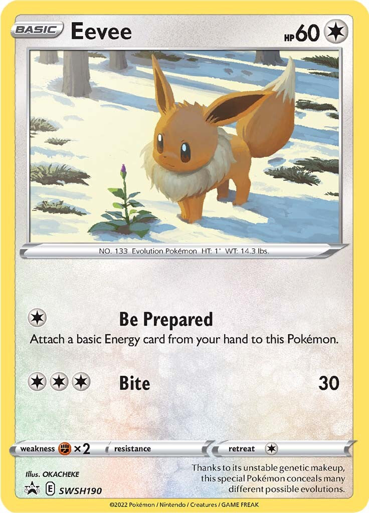 Eevee (SWSH190) [Sword & Shield: Black Star Promos] | Arkham Games and Comics