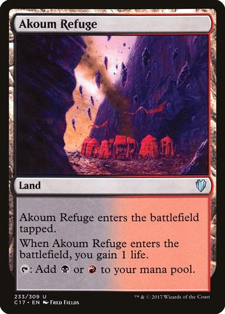 Akoum Refuge [Commander 2017] | Arkham Games and Comics
