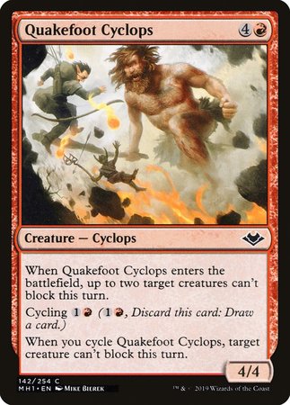 Quakefoot Cyclops [Modern Horizons] | Arkham Games and Comics