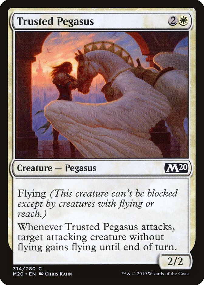 Trusted Pegasus [Core Set 2020] | Arkham Games and Comics