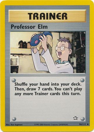 Professor Elm (96/111) [Neo Genesis Unlimited] | Arkham Games and Comics