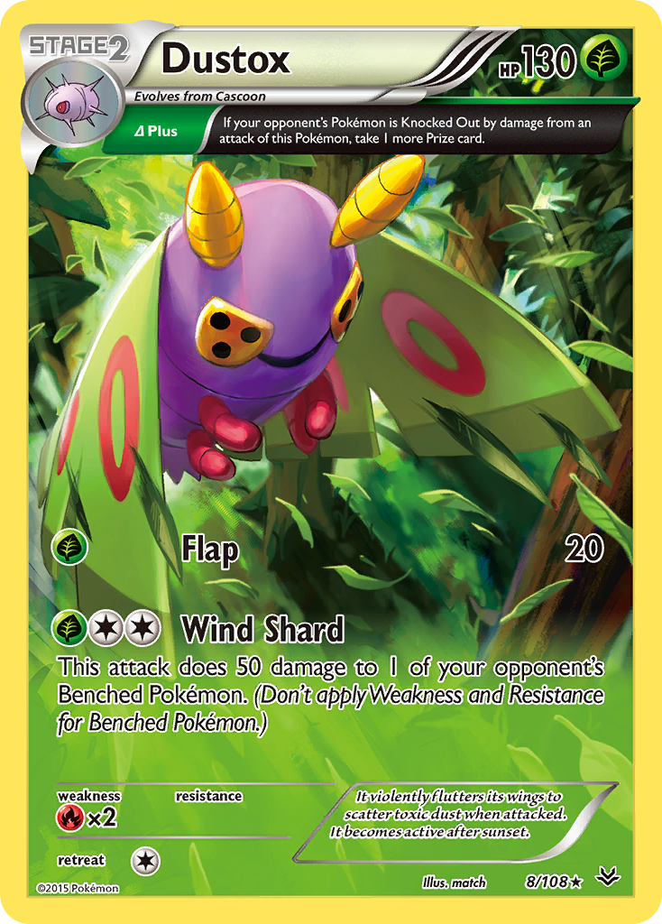 Dustox (8/108) [XY: Roaring Skies] | Arkham Games and Comics