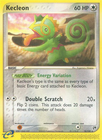 Kecleon (18/100) [EX: Sandstorm] | Arkham Games and Comics