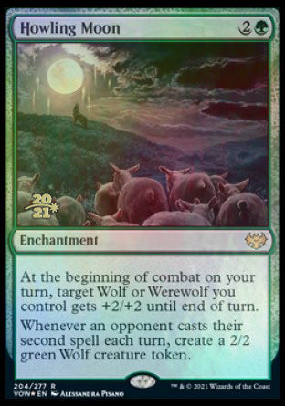 Howling Moon [Innistrad: Crimson Vow Prerelease Promos] | Arkham Games and Comics