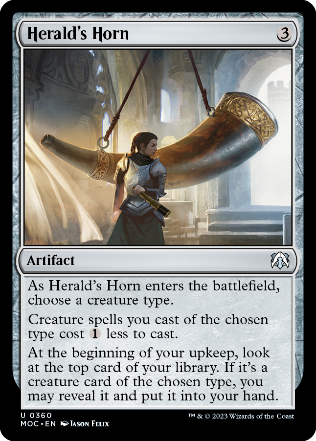 Herald's Horn [March of the Machine Commander] | Arkham Games and Comics