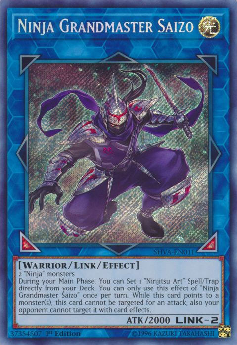 Ninja Grandmaster Saizo [SHVA-EN011] Secret Rare | Arkham Games and Comics