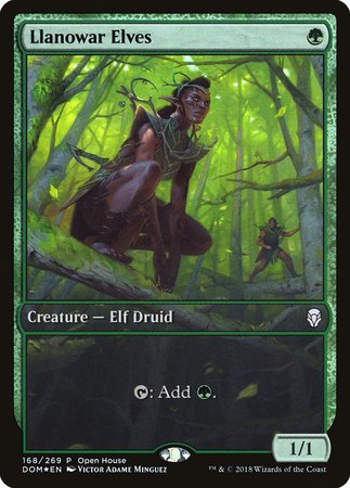 Llanowar Elves [Dominaria Promos] | Arkham Games and Comics