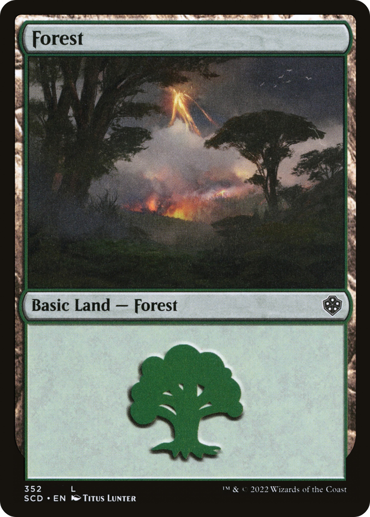 Forest (352) [Starter Commander Decks] | Arkham Games and Comics