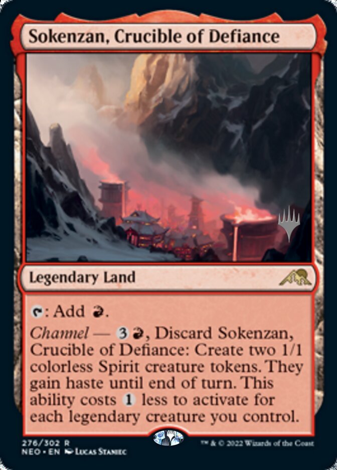 Sokenzan, Crucible of Defiance (Promo Pack) [Kamigawa: Neon Dynasty Promos] | Arkham Games and Comics