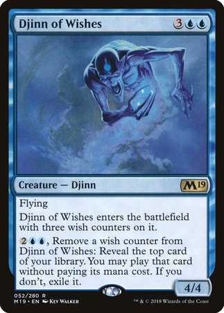 Djinn of Wishes [Core Set 2019] | Arkham Games and Comics