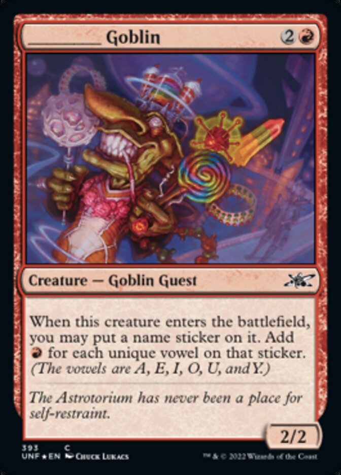 _____ Goblin (Galaxy Foil) [Unfinity] | Arkham Games and Comics