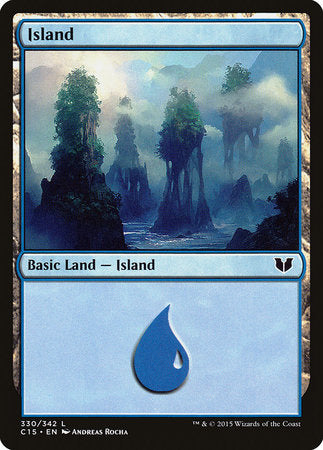 Island (330) [Commander 2015] | Arkham Games and Comics