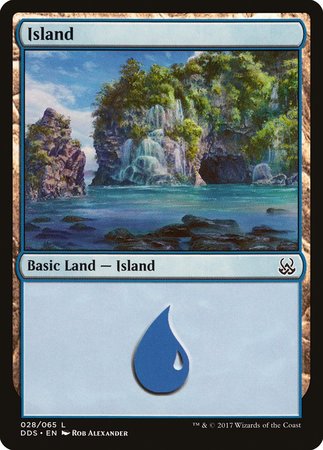 Island (28) [Duel Decks: Mind vs. Might] | Arkham Games and Comics