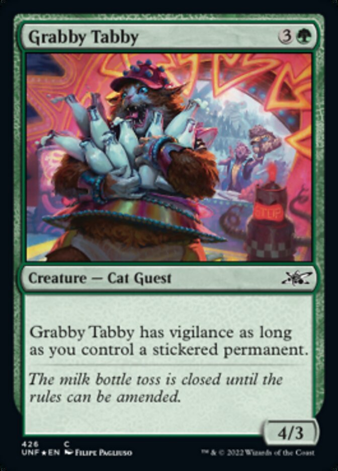 Grabby Tabby (Galaxy Foil) [Unfinity] | Arkham Games and Comics