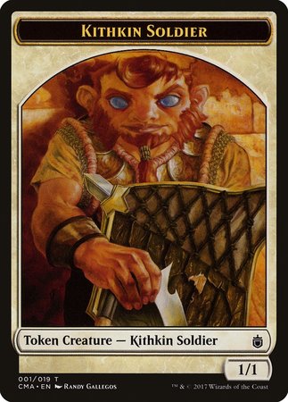 Kithkin Soldier Token (001) [Commander Anthology Tokens] | Arkham Games and Comics