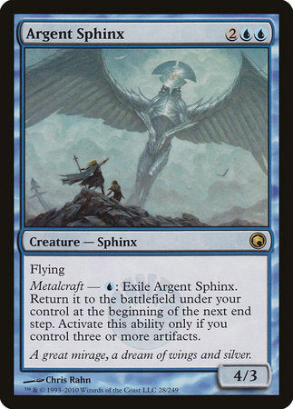 Argent Sphinx [Scars of Mirrodin] | Arkham Games and Comics