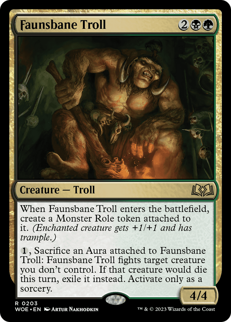 Faunsbane Troll [Wilds of Eldraine] | Arkham Games and Comics