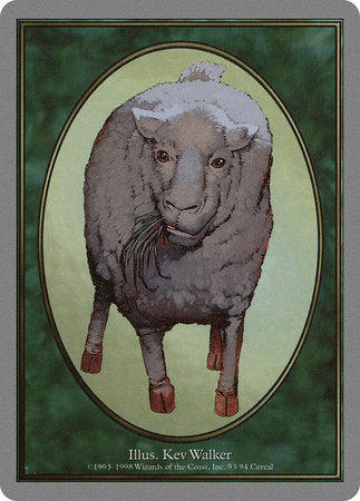 Sheep Token [Unglued Tokens] | Arkham Games and Comics