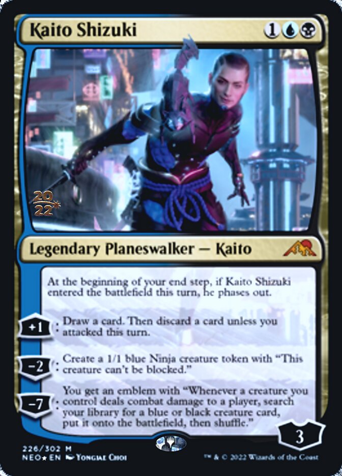 Kaito Shizuki [Kamigawa: Neon Dynasty Prerelease Promos] | Arkham Games and Comics