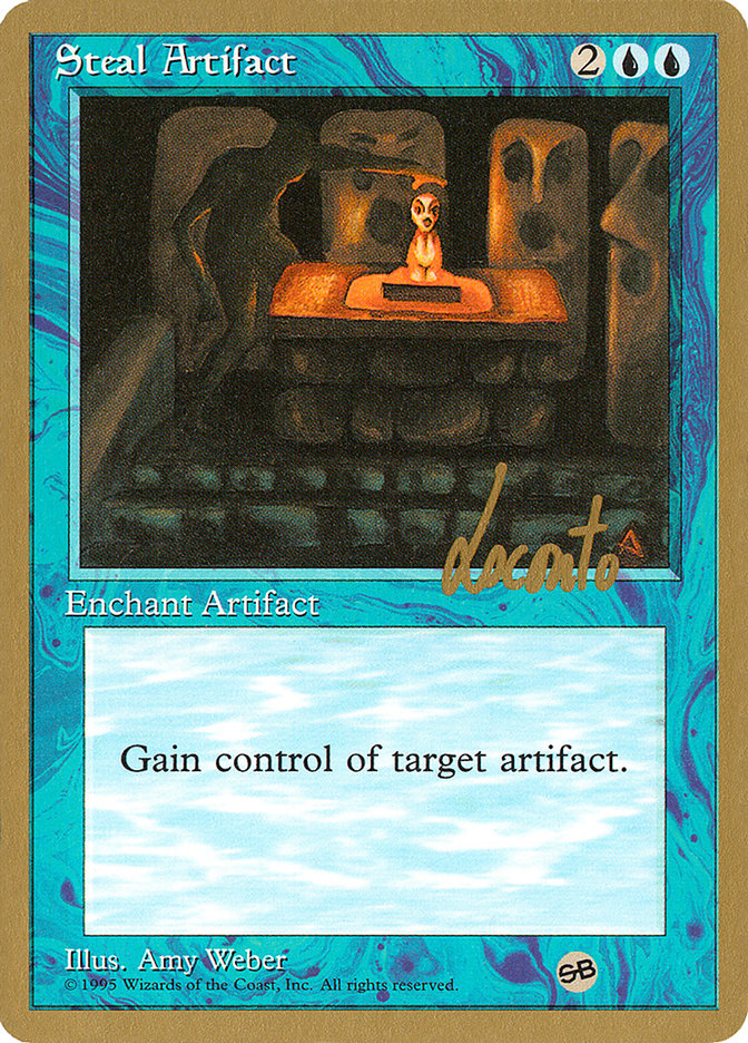 Steal Artifact (Michael Loconto) (SB) [Pro Tour Collector Set] | Arkham Games and Comics