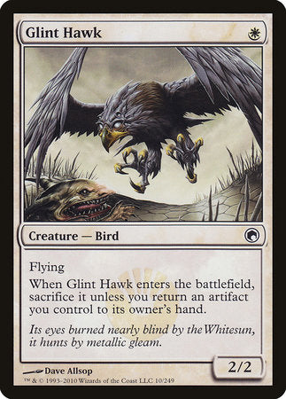 Glint Hawk [Scars of Mirrodin] | Arkham Games and Comics