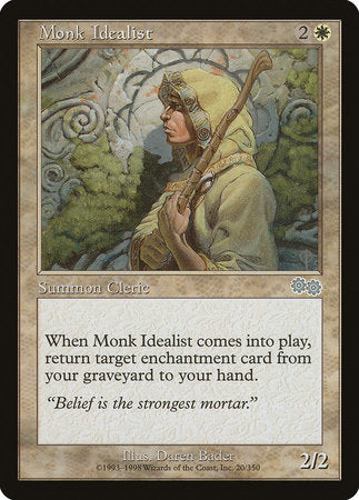 Monk Idealist [Urza's Saga] | Arkham Games and Comics