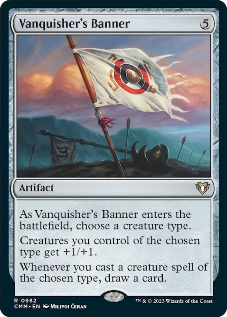 Vanquisher's Banner [Commander Masters] | Arkham Games and Comics