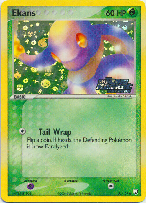 Ekans (55/109) (Stamped) [EX: Team Rocket Returns] | Arkham Games and Comics