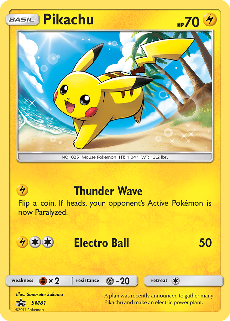 Pikachu (SM81) [Sun & Moon: Black Star Promos] | Arkham Games and Comics