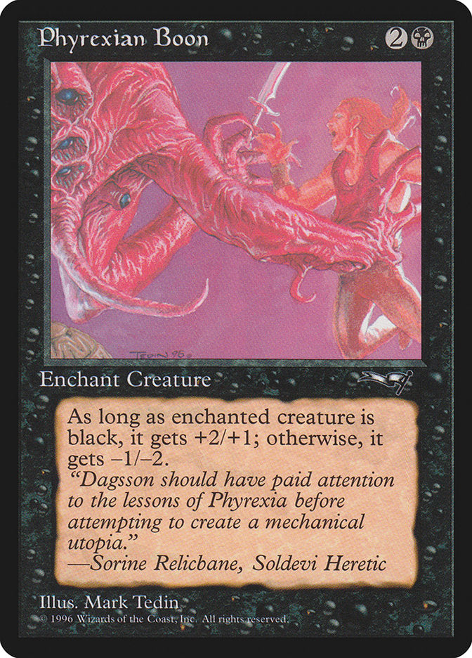 Phyrexian Boon (Person on the Right) [Alliances] | Arkham Games and Comics