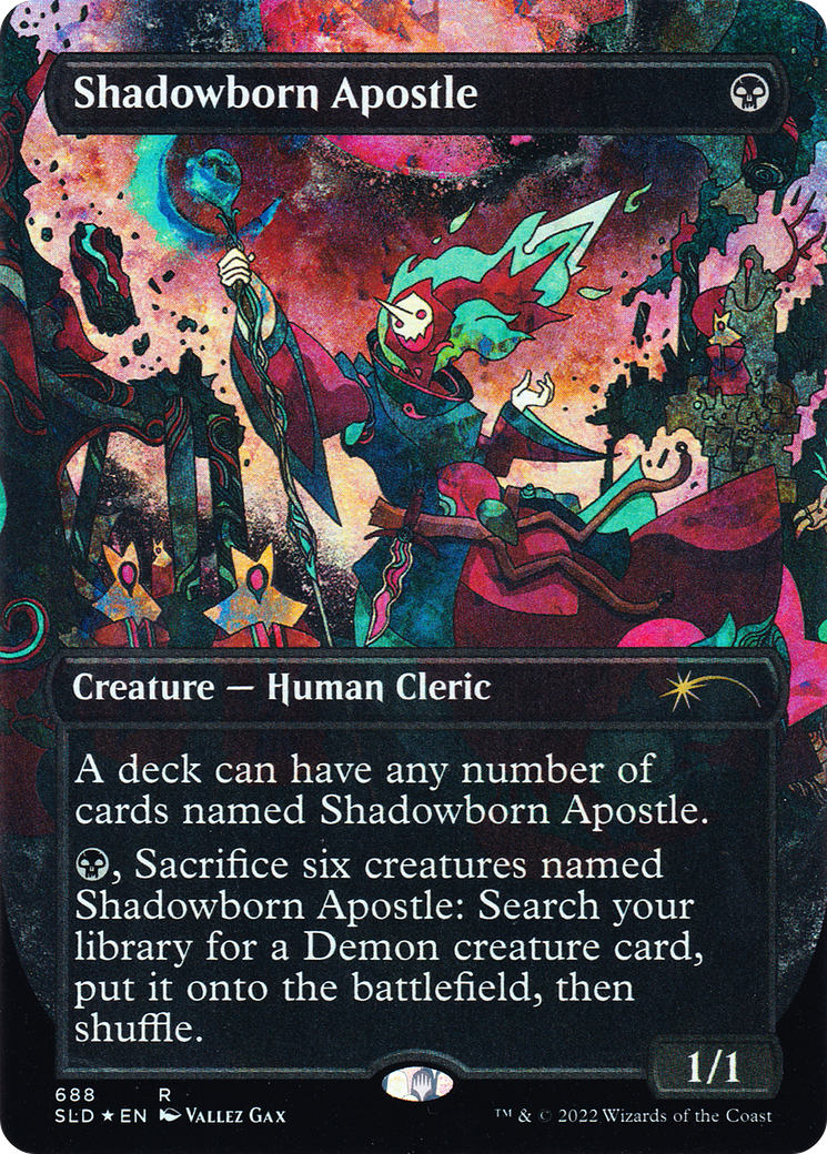 Shadowborn Apostle (688) (Borderless) [Secret Lair Drop Promos] | Arkham Games and Comics