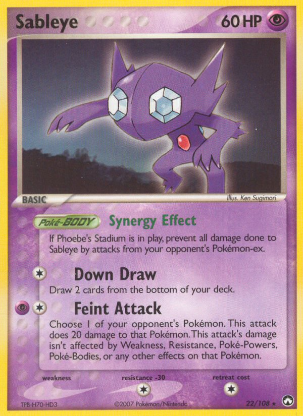 Sableye (22/108) [EX: Power Keepers] | Arkham Games and Comics