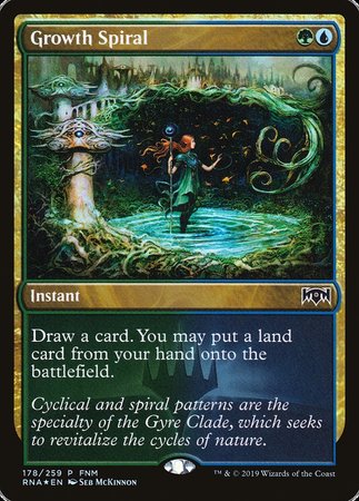 Growth Spiral [Ravnica Allegiance Promos] | Arkham Games and Comics