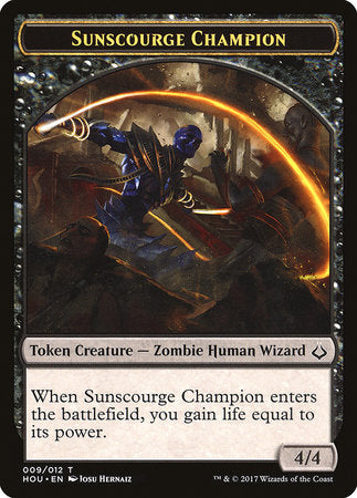 Sunscourge Champion Token [Hour of Devastation Tokens] | Arkham Games and Comics