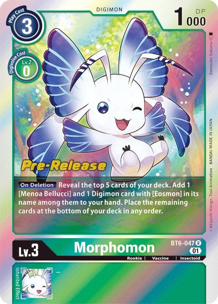 Morphomon [BT6-047] [Double Diamond Pre-Release Cards] | Arkham Games and Comics