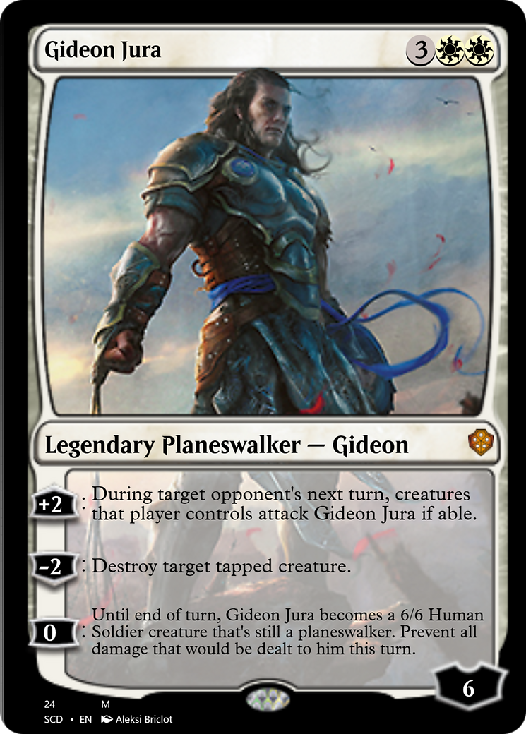 Gideon Jura [Starter Commander Decks] | Arkham Games and Comics