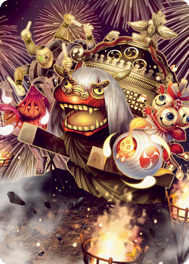 March of Reckless Joy Art Card [Kamigawa: Neon Dynasty Art Series] | Arkham Games and Comics