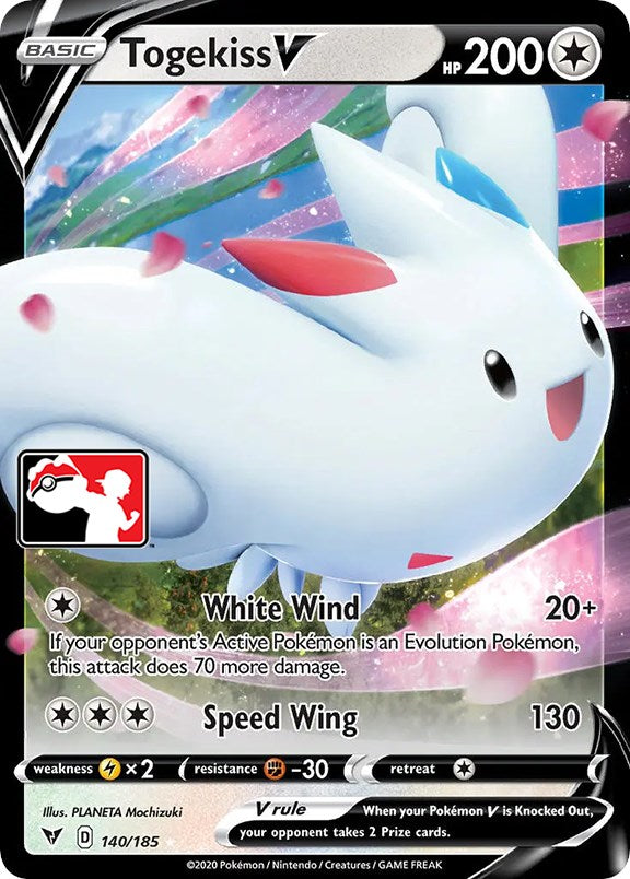 Togekiss V (140/185) [Prize Pack Series One] | Arkham Games and Comics