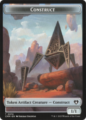 Thopter // Construct (0074) Double-Sided Token [Commander Masters Tokens] | Arkham Games and Comics