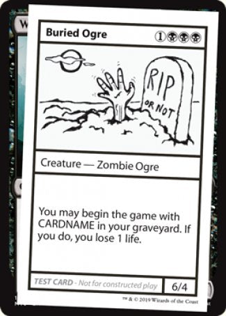 Buried Ogre (2021 Edition) [Mystery Booster Playtest Cards] | Arkham Games and Comics